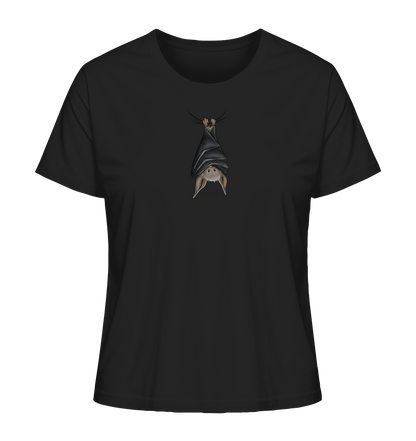 Lustig chillende Fledermaus - Ladies Organic Shirt