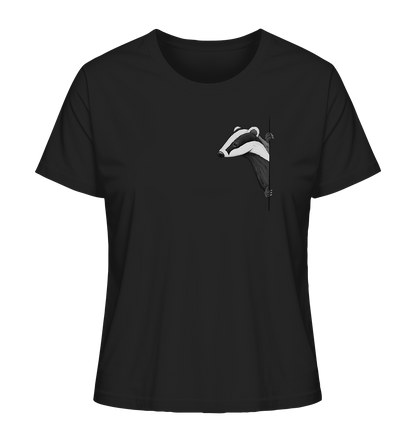 Lässiger Dachs Meister Grimbart - Ladies Organic Shirt