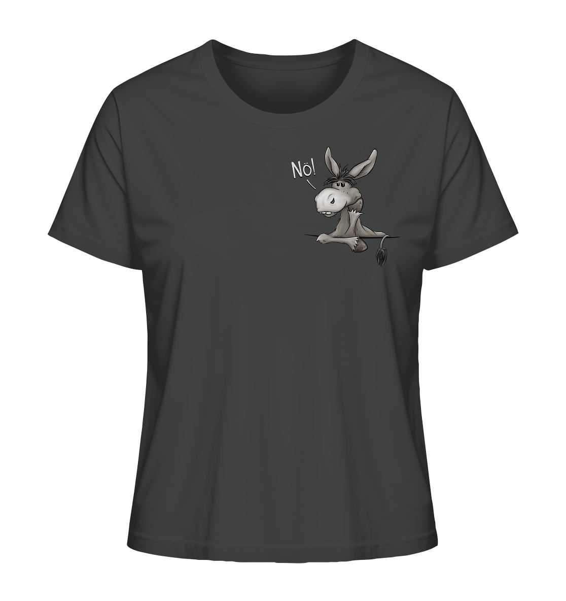 Nö! Störrischer Esel - Ladies Organic Shirt