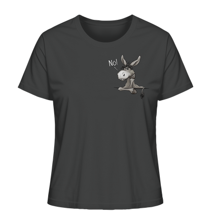 Nö! Störrischer Esel - Ladies Organic Shirt