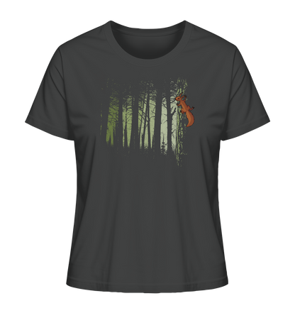 Eichhörnchen im Zwielicht-Wald - Ladies Organic Shirt