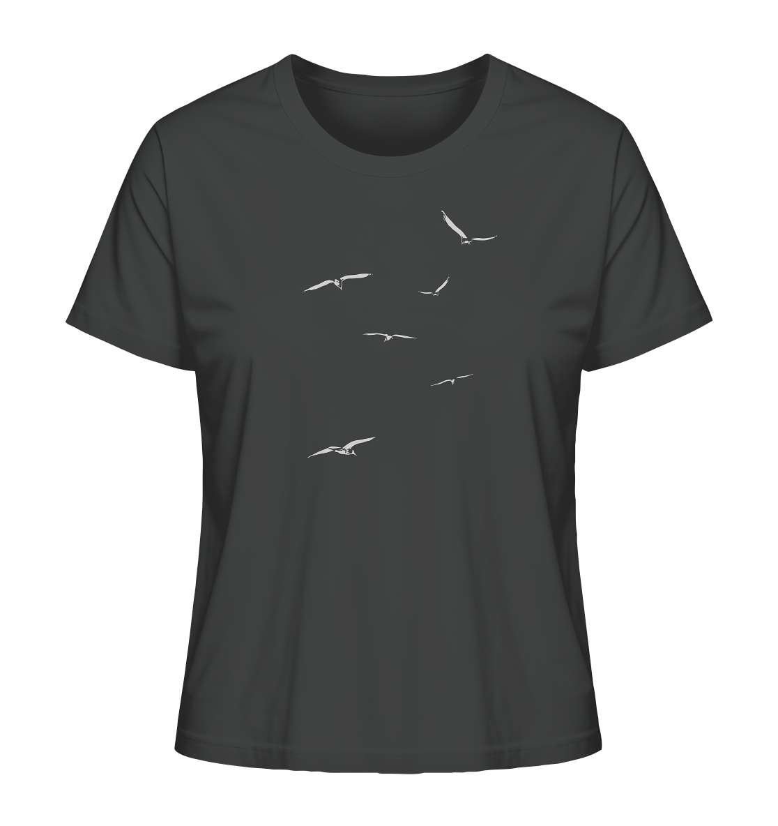 Vogelschwarm – Traum vom Fliegen - Ladies Organic Shirt