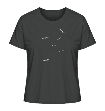 Vogelschwarm – Traum vom Fliegen - Ladies Organic Shirt
