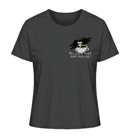 Der frühe Vogel kann mich mal | Kaffee Rabe - Ladies Organic Shirt