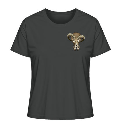 Bockiges Mufflon Widder Schafbock - Ladies Organic Shirt