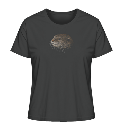 Otter Bleistift Zeichnung KritzelKunst - Ladies Organic Shirt