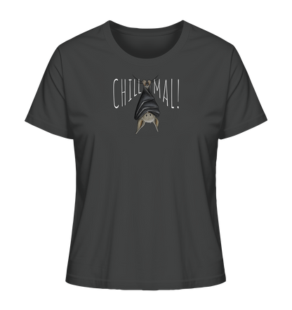 Chill Mal gemütliche Fledermaus - Ladies Organic Shirt