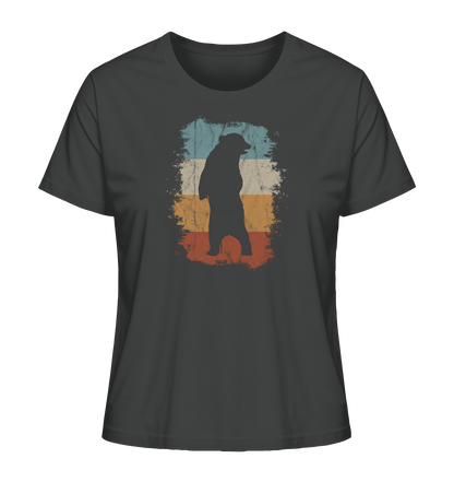 Retro Bären-Silhouette - Ladies Organic Shirt