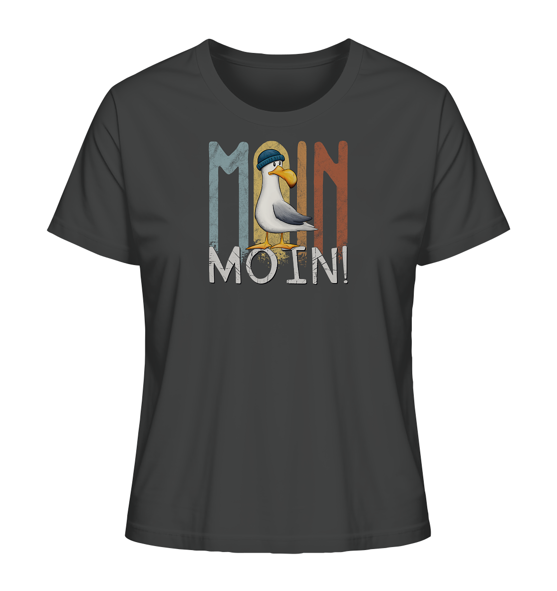Moin Moin norddeutsche Möwe - Ladies Organic Shirt