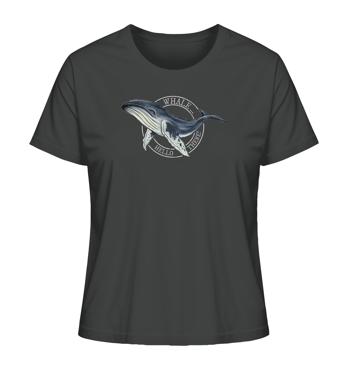 Whale, Hello There | Buckelwal - Ladies Organic Shirt