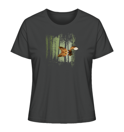Fuchs im Zwielicht-Wald - Ladies Organic Shirt