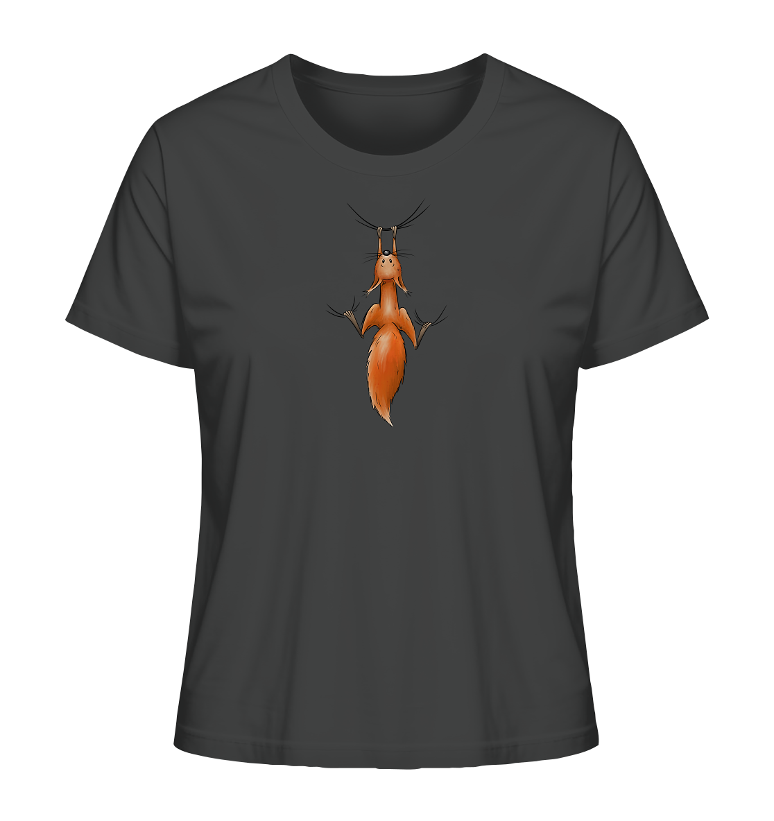 Rotes Eichhörnchen hängt ab - Ladies Organic Shirt
