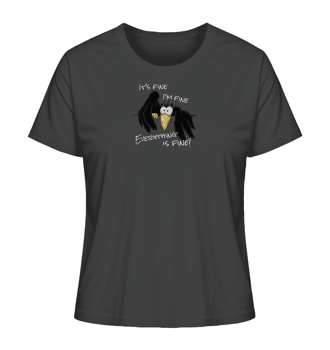 I’m Fine Rabe | Alles Gut Krähe - Ladies Organic Shirt