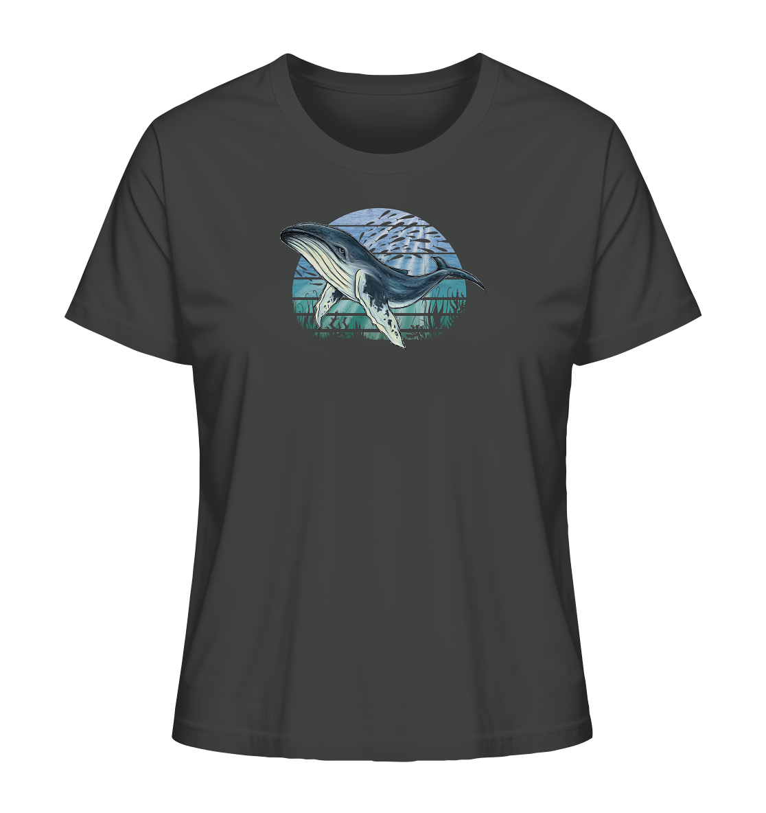 Retro Unterwasser Buckelwal - Ladies Organic Shirt