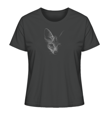 Fuchs Kritzelkunst Illustration - Ladies Organic Shirt