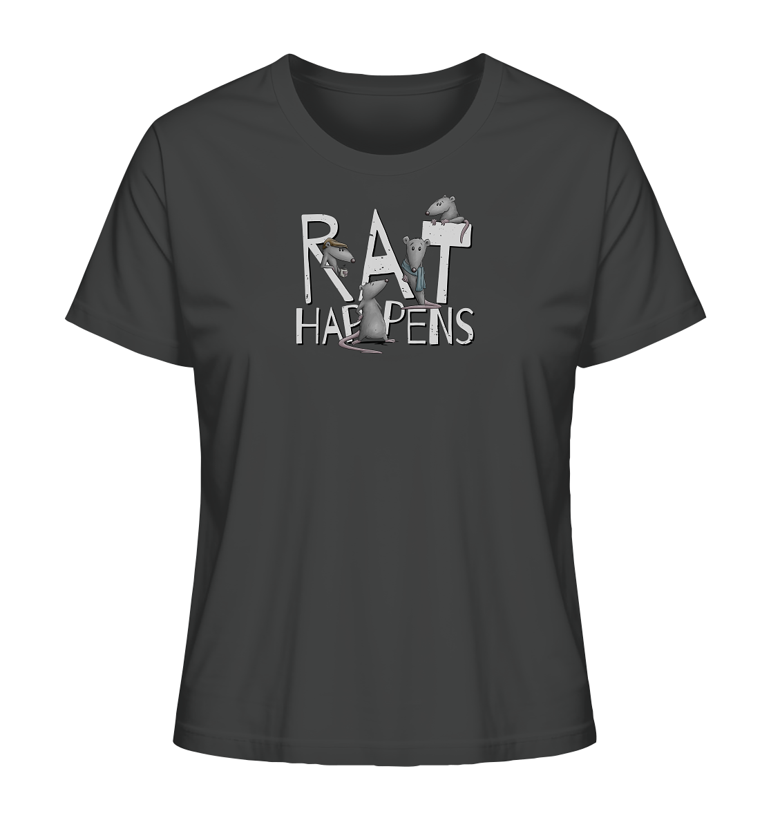 Rat Happens Ratten - Ladies Organic Shirt