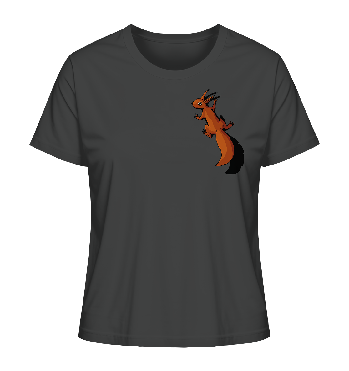 Süßes Eichhörnchen klettert - Ladies Organic Shirt