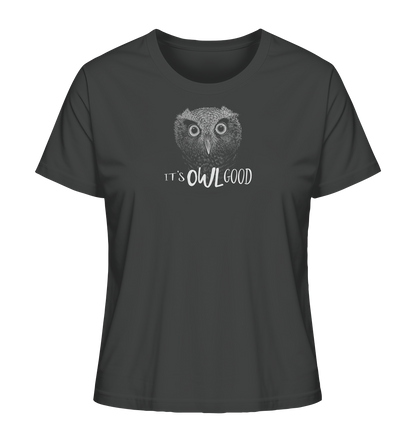 OWL Good | Kritzel-Kunst-Eule - Ladies Organic Shirt