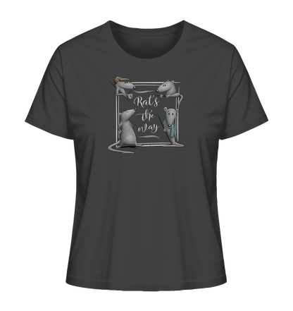 Rat’s The Way Kaffeehaus Ratten - Ladies Organic Shirt