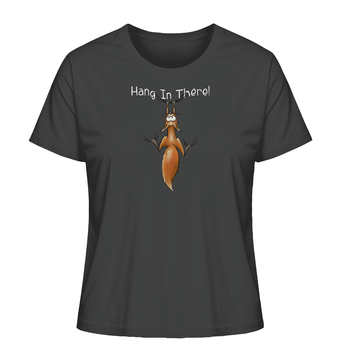 Hang In There | Lässiges Eichhörnchen - Ladies Organic Shirt