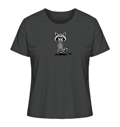 Frecher kleiner Waschbär - Ladies Organic Shirt
