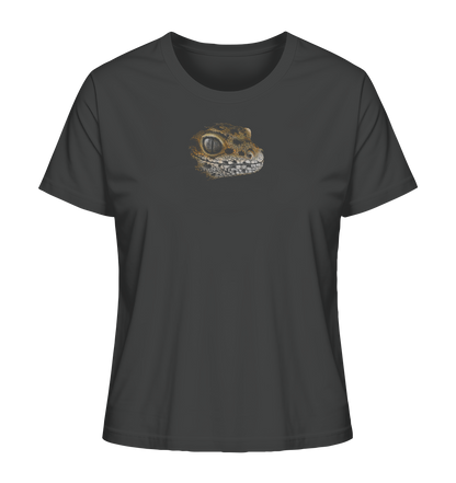 Leopard Gecko Skizze Kritzelkunst - Ladies Organic Shirt