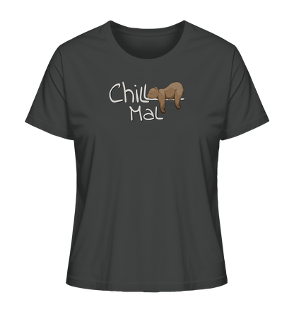 Chill Mal schläfriger Braunbär - Ladies Organic Shirt