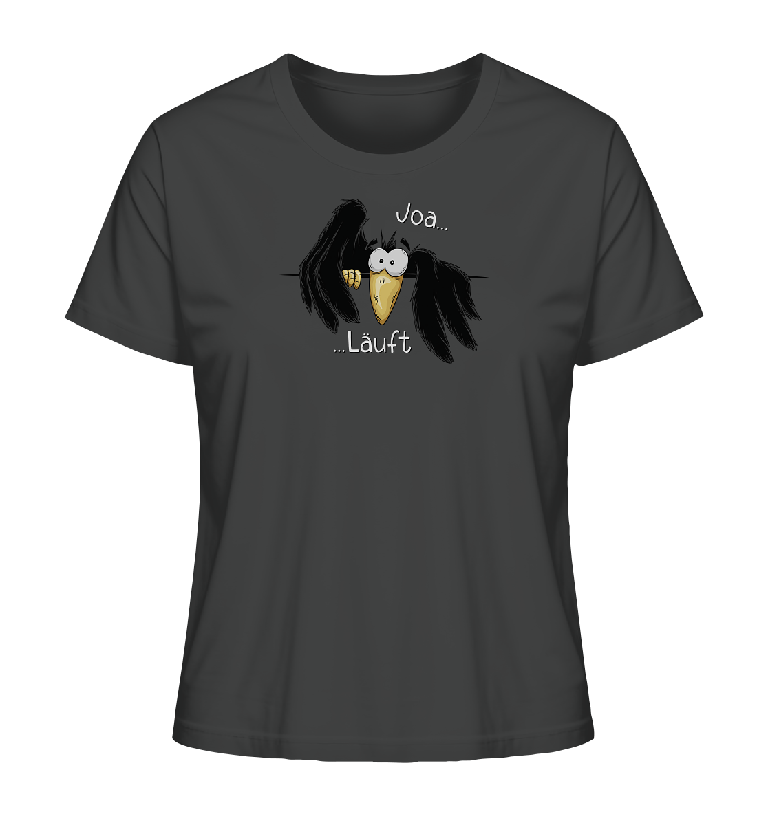 Joa Läuft Krähe gechillter Rabe - Ladies Organic Shirt