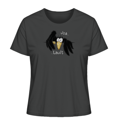 Joa Läuft Krähe gechillter Rabe - Ladies Organic Shirt