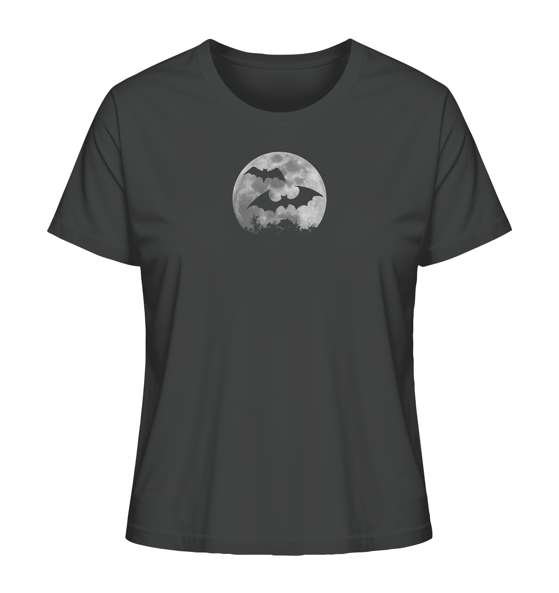Fledermaus Silhouetten bei Vollmond - Ladies Organic Shirt