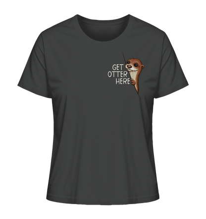 Get Otter Here | Lustiger Otter Kalauer - Ladies Organic Shirt