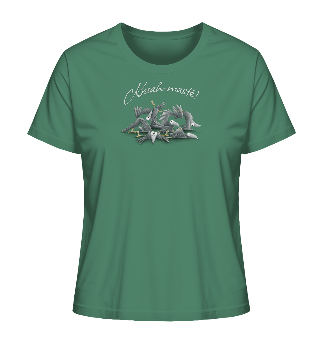 Kraah-masté! Yoga Raben Krähen - Ladies Organic Shirt