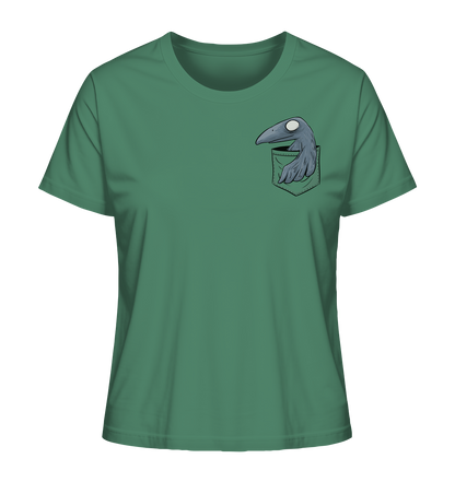 Grufti Rabe Krähe in der Tasche - Ladies Organic Shirt