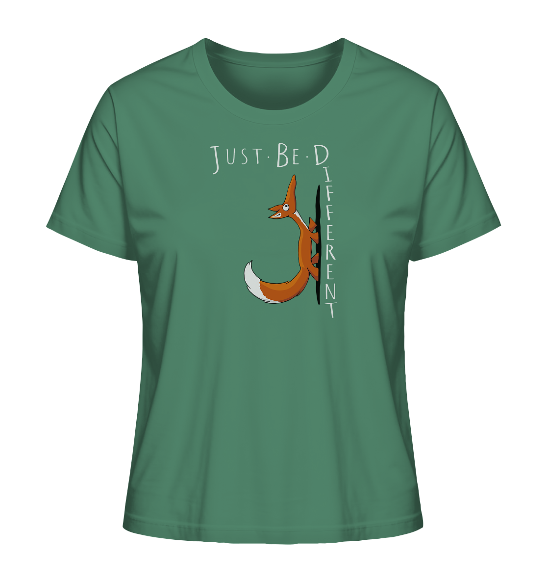 Just Be Different | Sei Anders, kleiner Fuchs - Ladies Organic Shirt