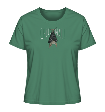 Chill Mal gemütliche Fledermaus - Ladies Organic Shirt