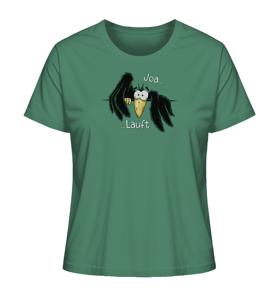 Joa Läuft Krähe gechillter Rabe - Ladies Organic Shirt