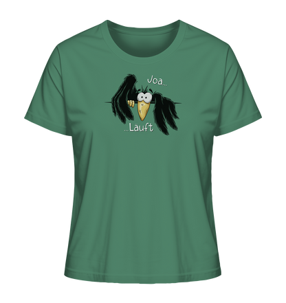 Joa Läuft Krähe gechillter Rabe - Ladies Organic Shirt
