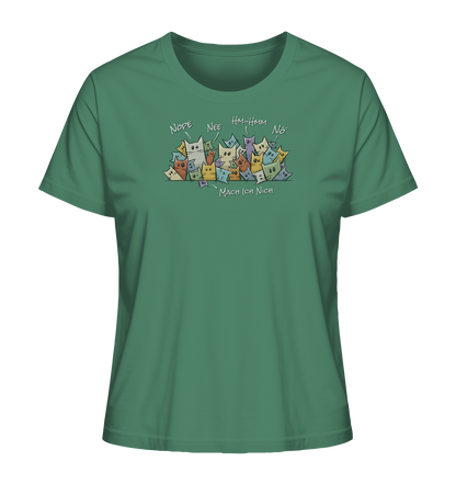 Nope, Nee, Nö Katzen - Ladies Organic Shirt