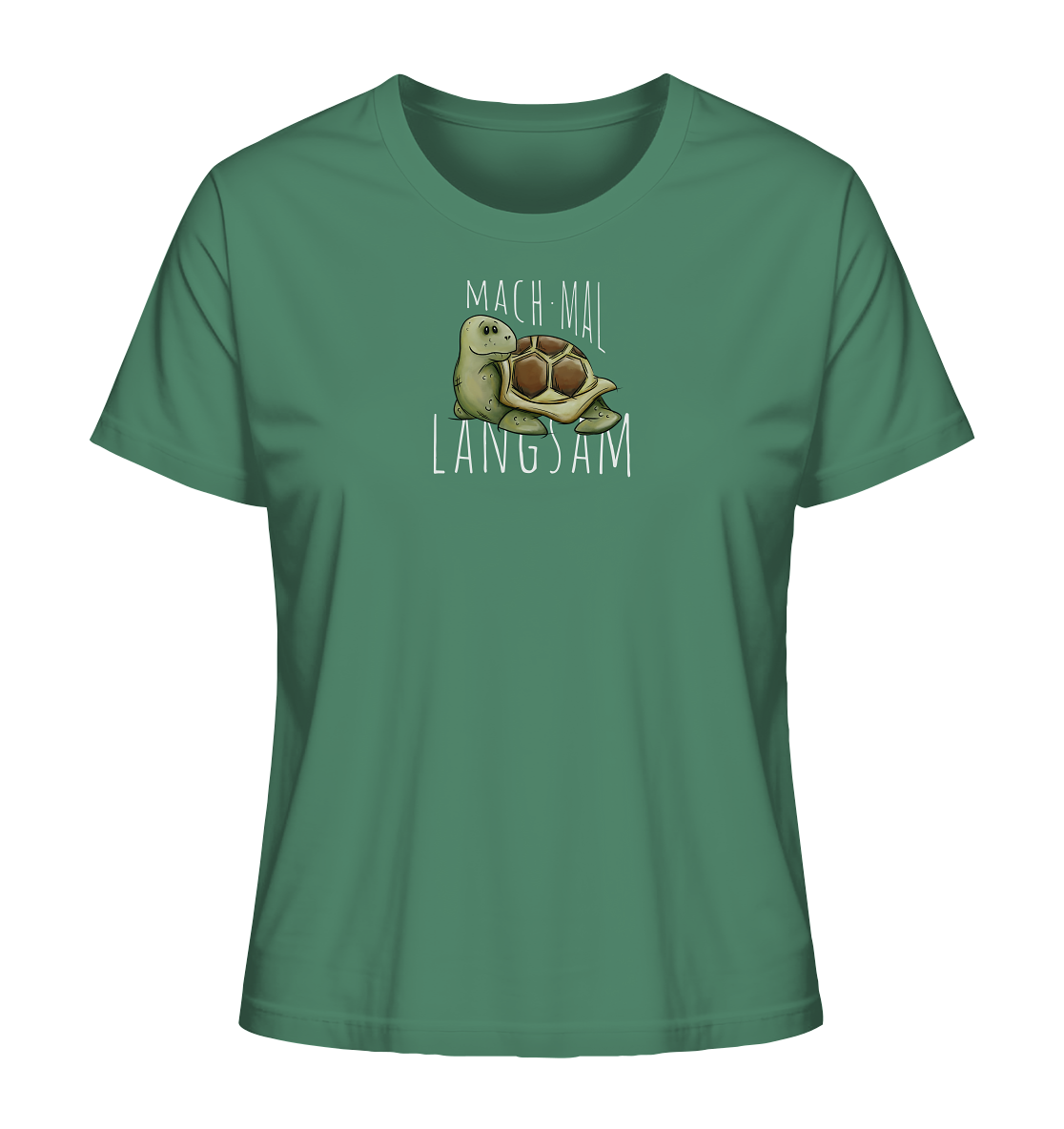 Mach mal langsam Schildkröte - Ladies Organic Shirt