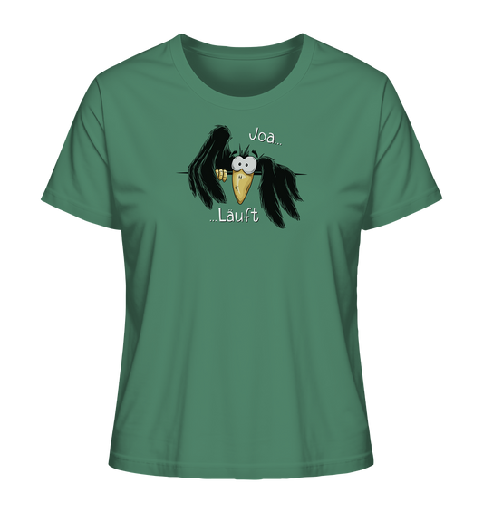 Joa Läuft Krähe gechillter Rabe - Ladies Organic Shirt