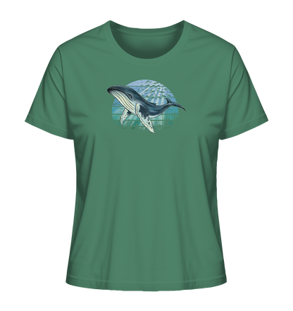 Retro Unterwasser Buckelwal - Ladies Organic Shirt