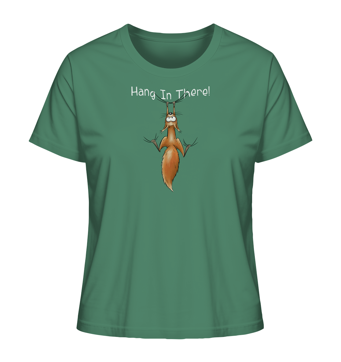 Hang In There | Lässiges Eichhörnchen - Ladies Organic Shirt
