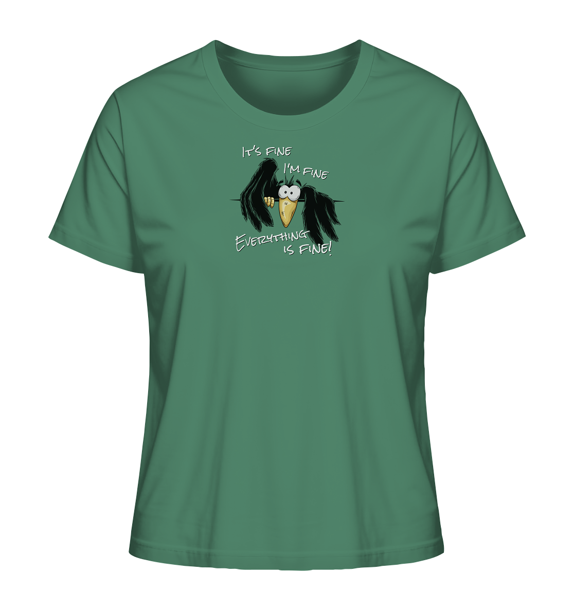 I’m Fine Rabe | Alles Gut Krähe - Ladies Organic Shirt