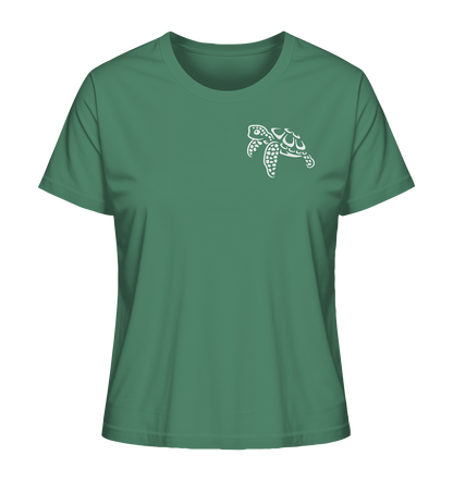 schwimmende Meeres-Schildkröte - Ladies Organic Shirt