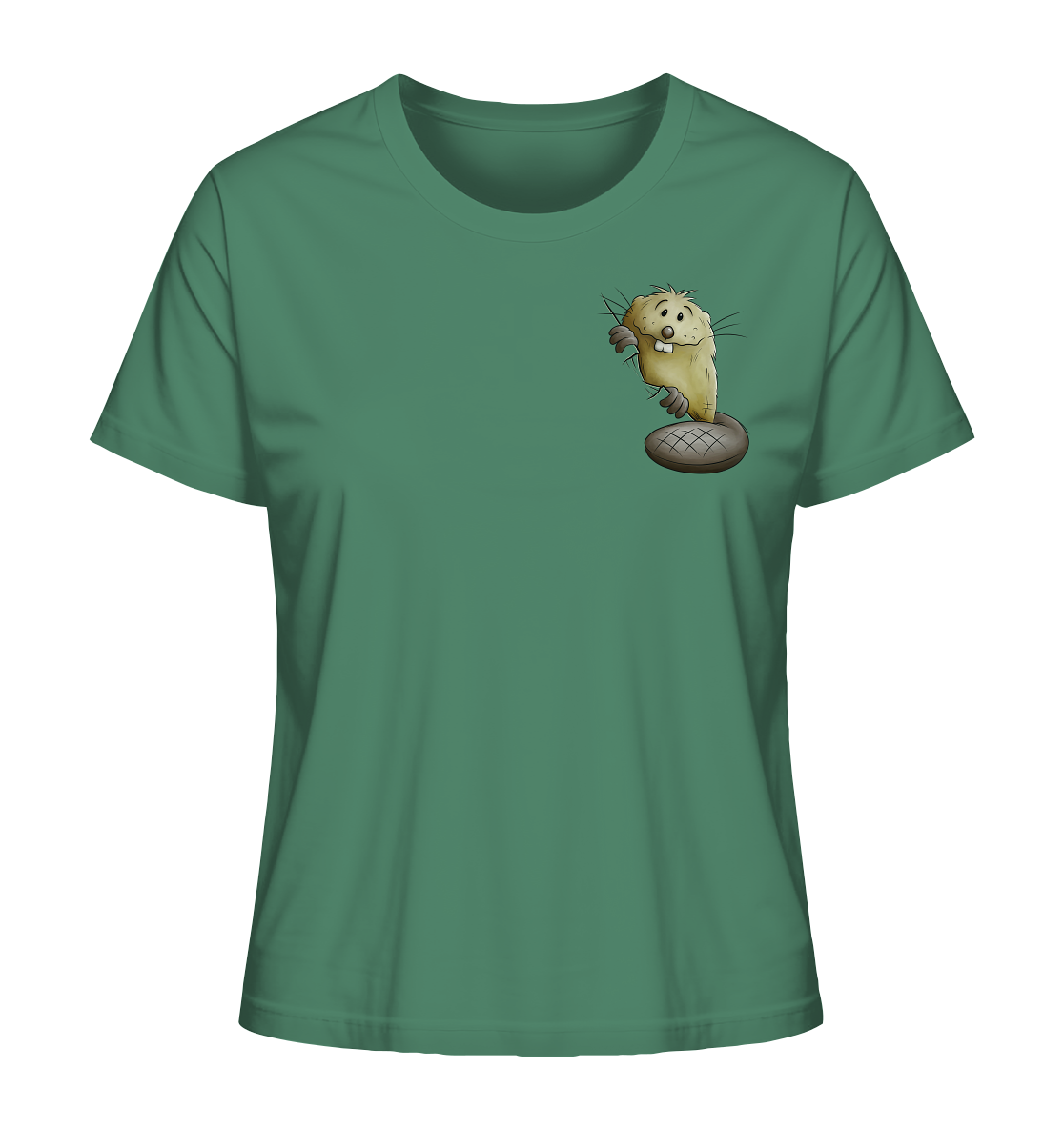 Lustiger frecher Biber - Ladies Organic Shirt
