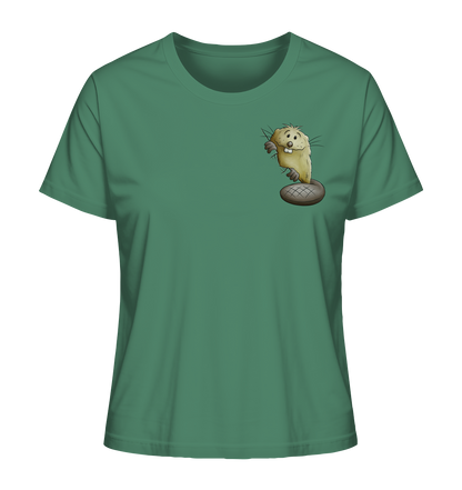 Lustiger frecher Biber - Ladies Organic Shirt