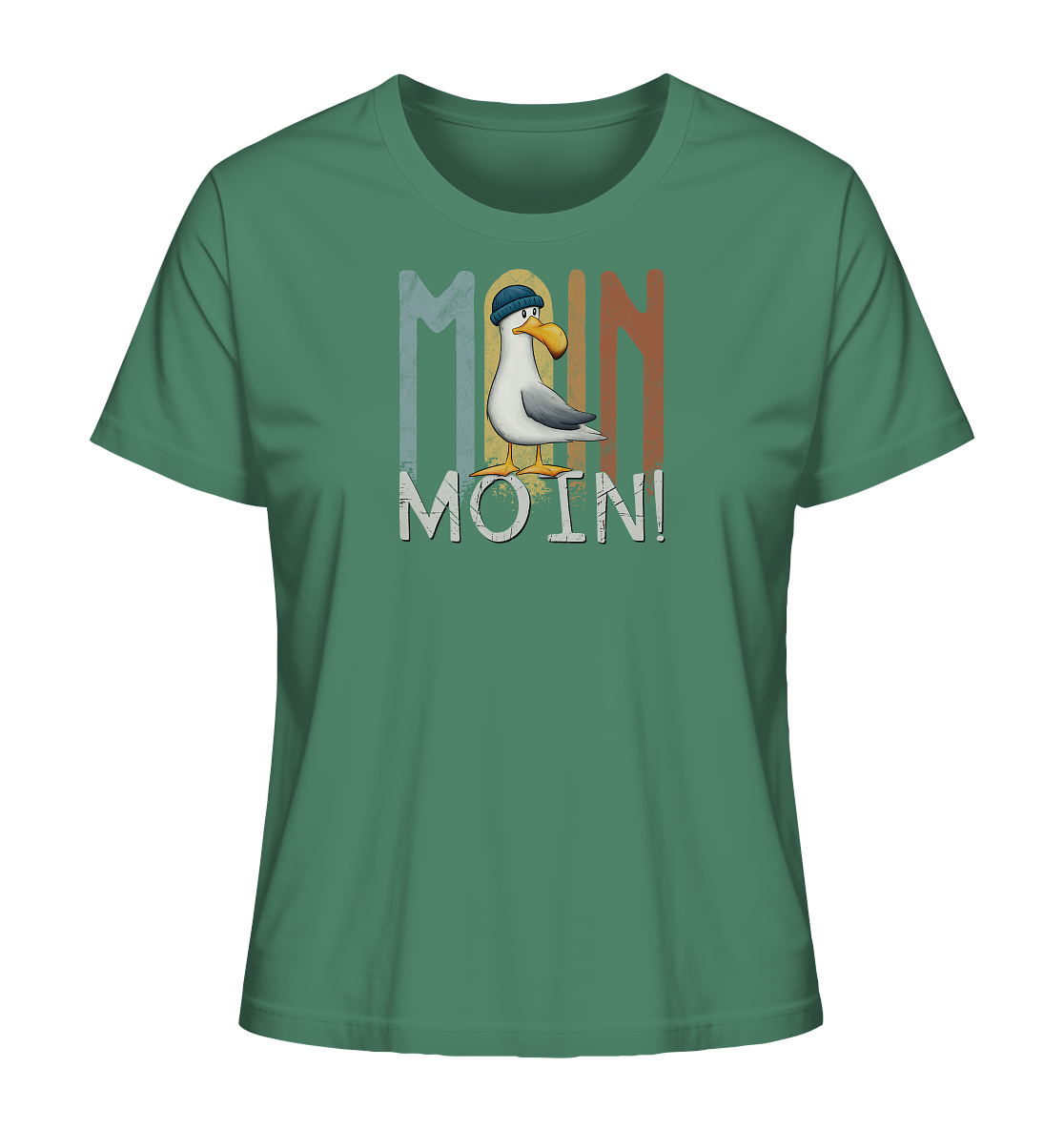 Moin Moin norddeutsche Möwe - Ladies Organic Shirt