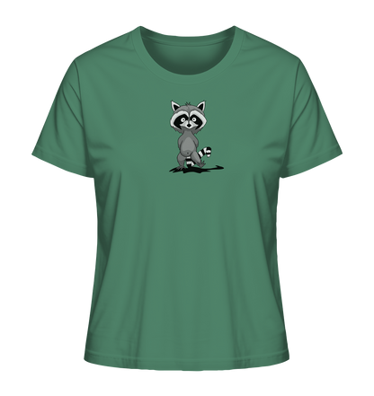 Frecher kleiner Waschbär - Ladies Organic Shirt