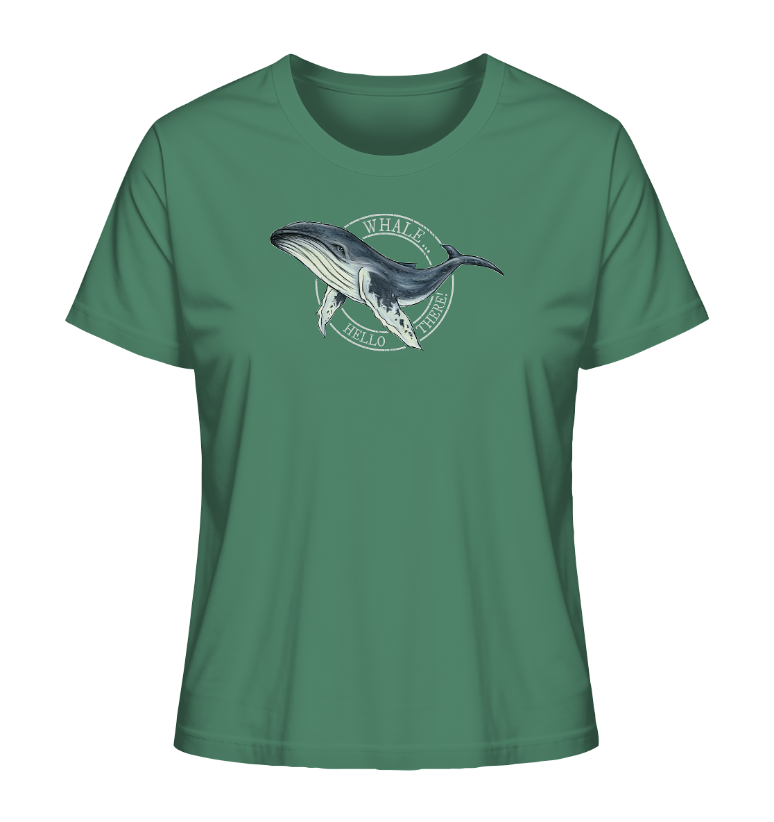 Whale, Hello There | Buckelwal - Ladies Organic Shirt