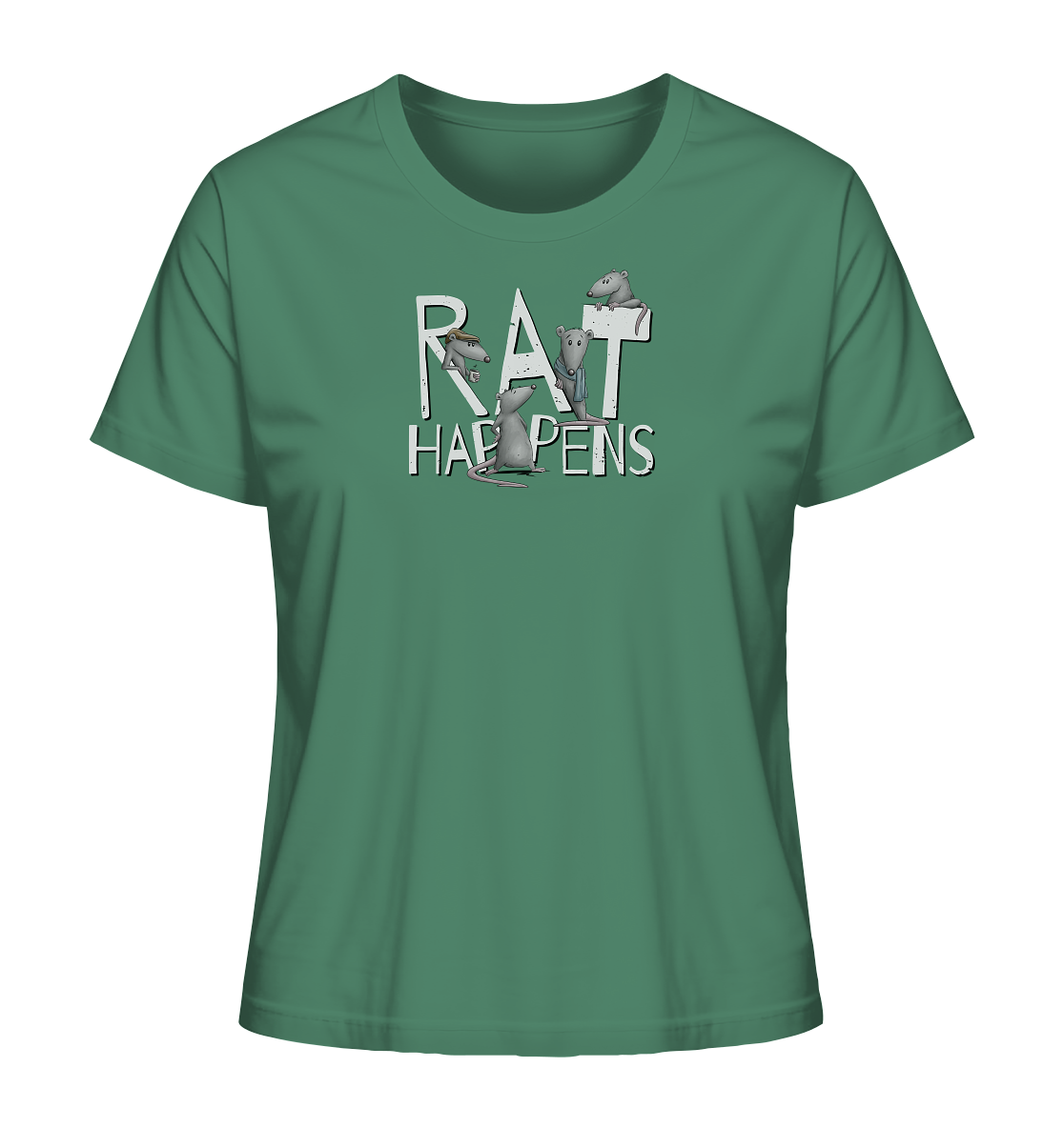 Rat Happens Ratten - Ladies Organic Shirt